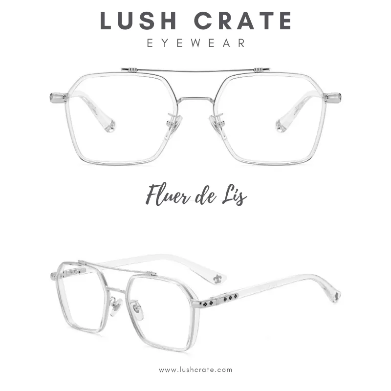 Fleur de Lis Retro Glasses