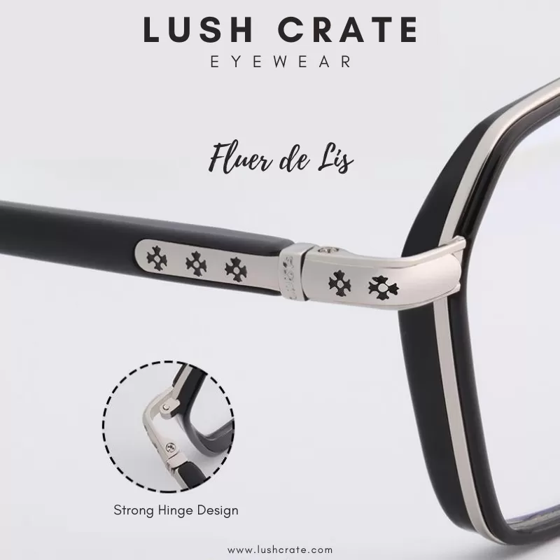 Fleur de Lis Retro Glasses