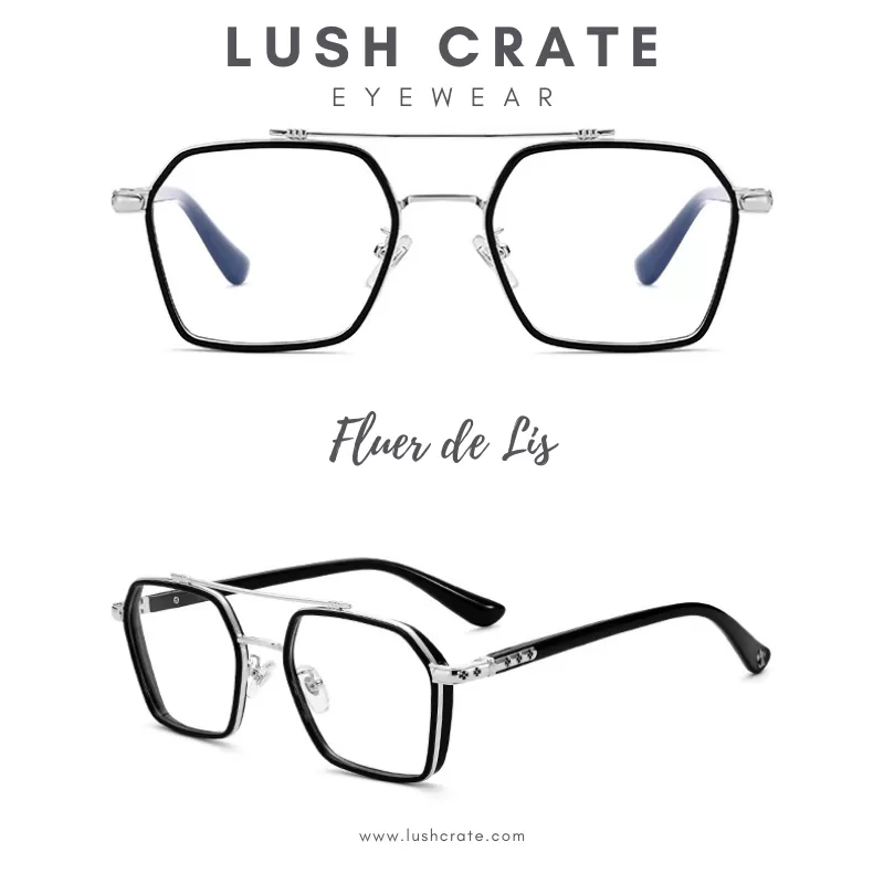 Fleur de Lis Retro Glasses