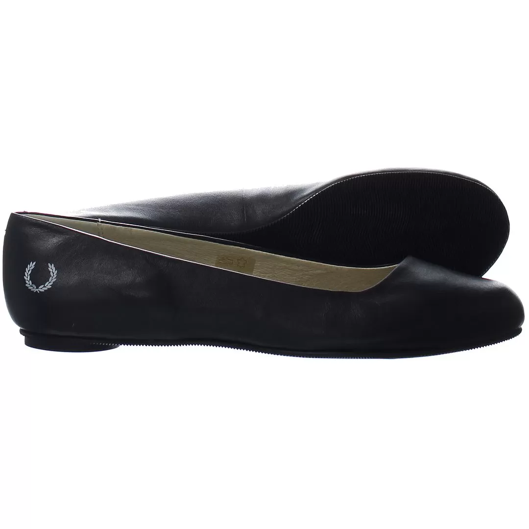 Fred Perry Low Womens Black Shoes