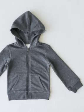 Full Zip Hoodie - Dark Gray