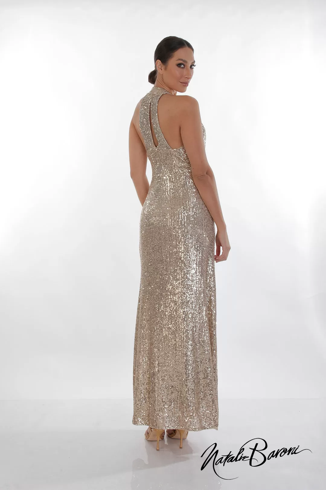 Gold Evening Gown - La Scala