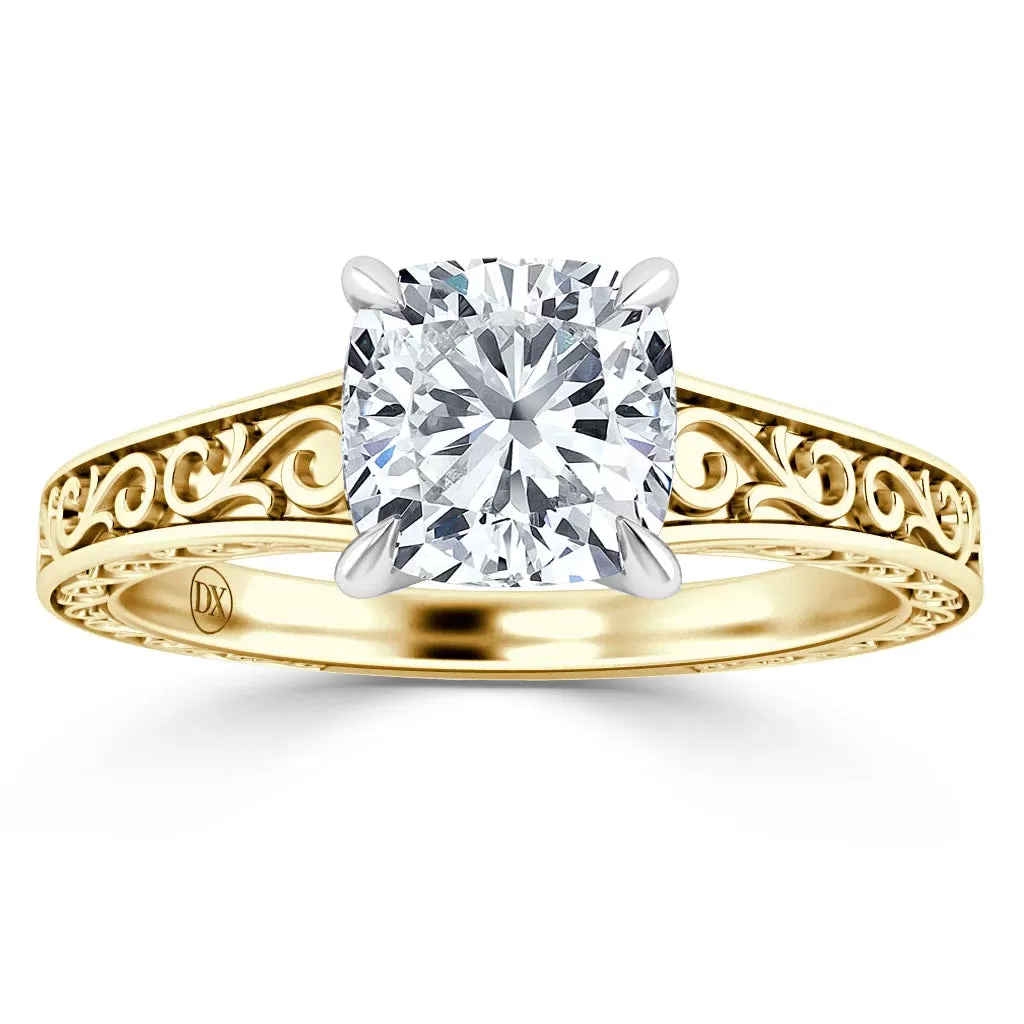 Grace - 18ct Yellow Gold - Cushion