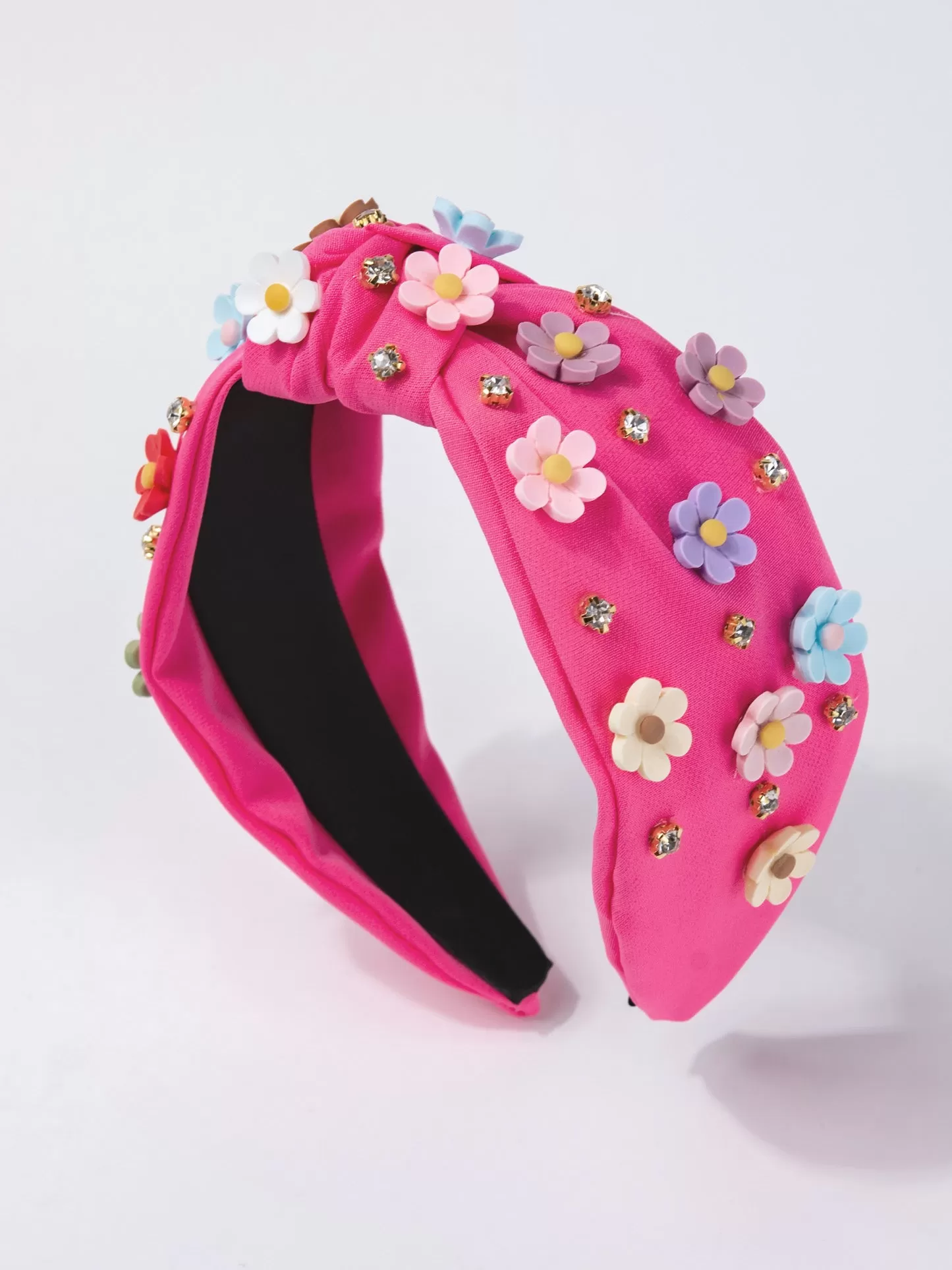 Grace  Multicolor Acrylic Floral Beaded Jeweled Headband