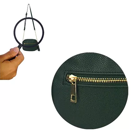 Green Chic Faux Leather NGIL Crossbody Bag