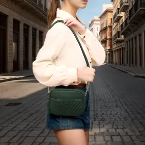 Green Chic Faux Leather NGIL Crossbody Bag