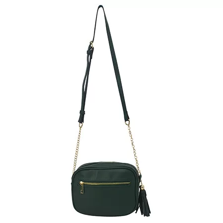 Green Chic Faux Leather NGIL Crossbody Bag