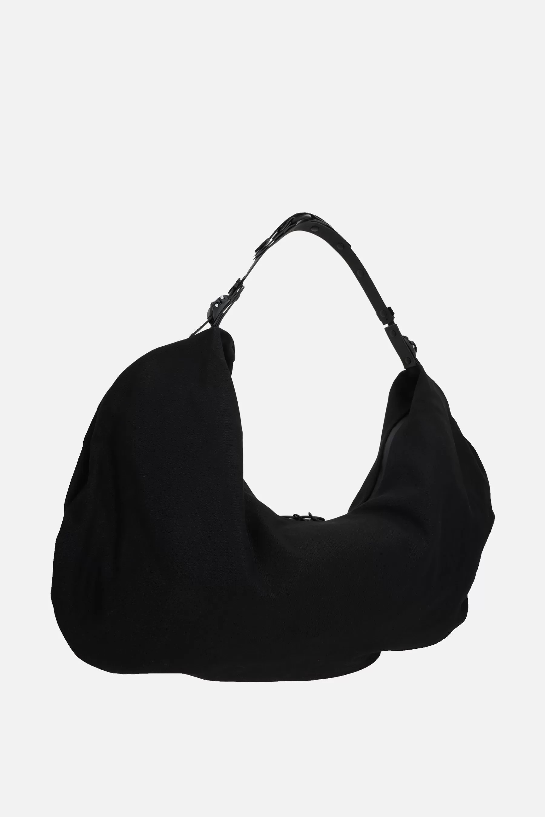 Half Moon XXL canvas shoulder bag