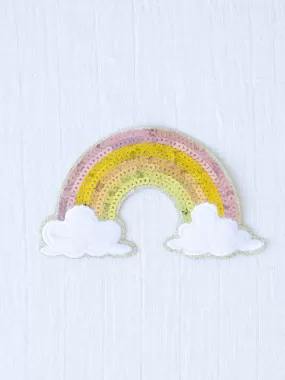 Happy Patch - Pastel Rainbow and Clouds