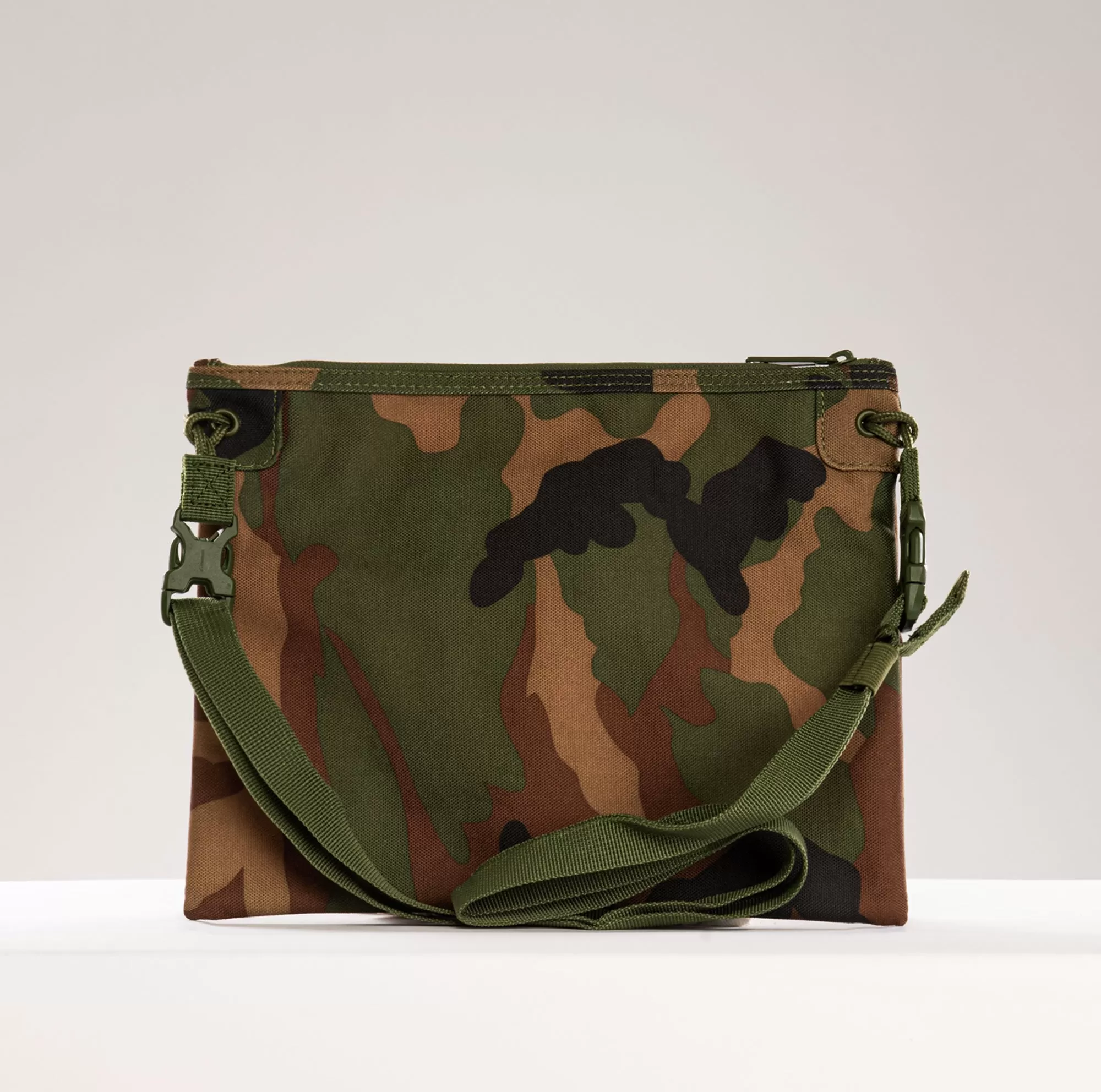 herschel | borsa a tracolla in tessuto verde da unisex