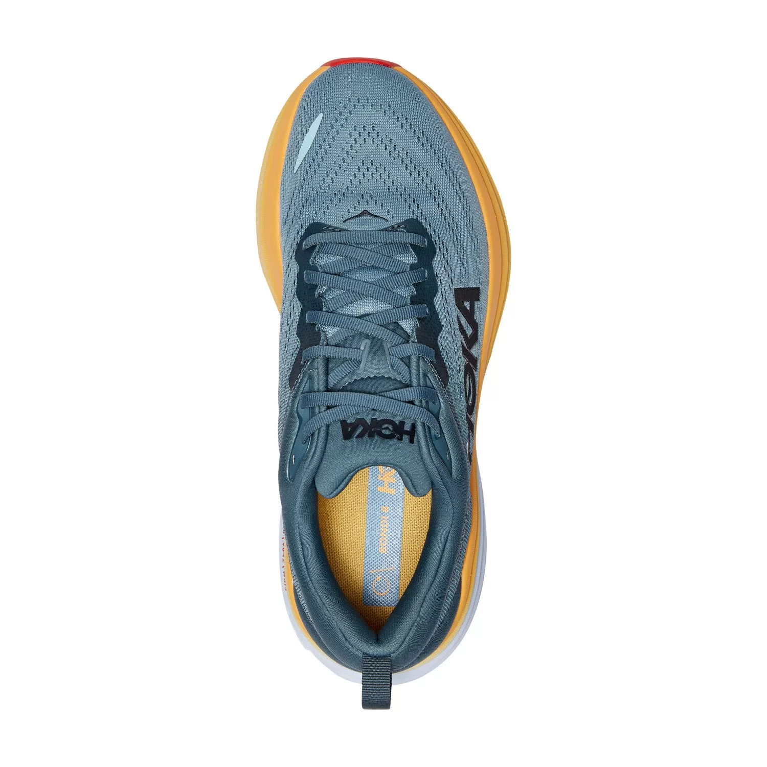 Hoka One One men's running shoe M Bondi 8 1123202/GBMS blue grey-yellow 