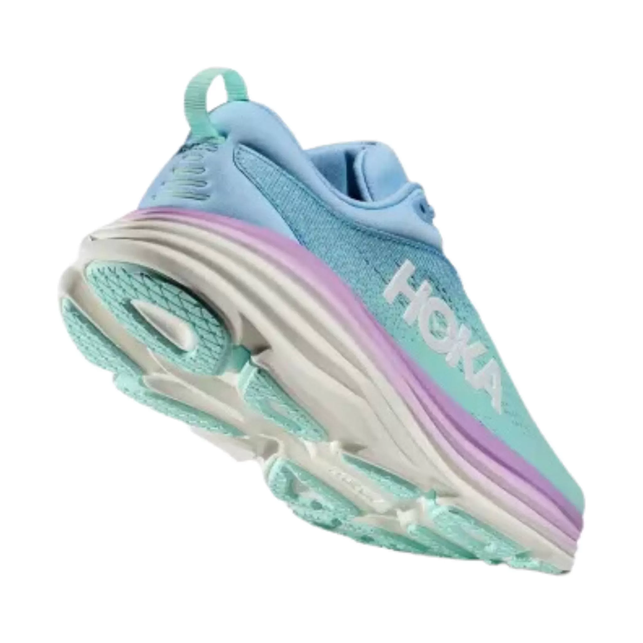 HOKA Women's Bondi 8 - Airy Blue/Sunlit Ocean