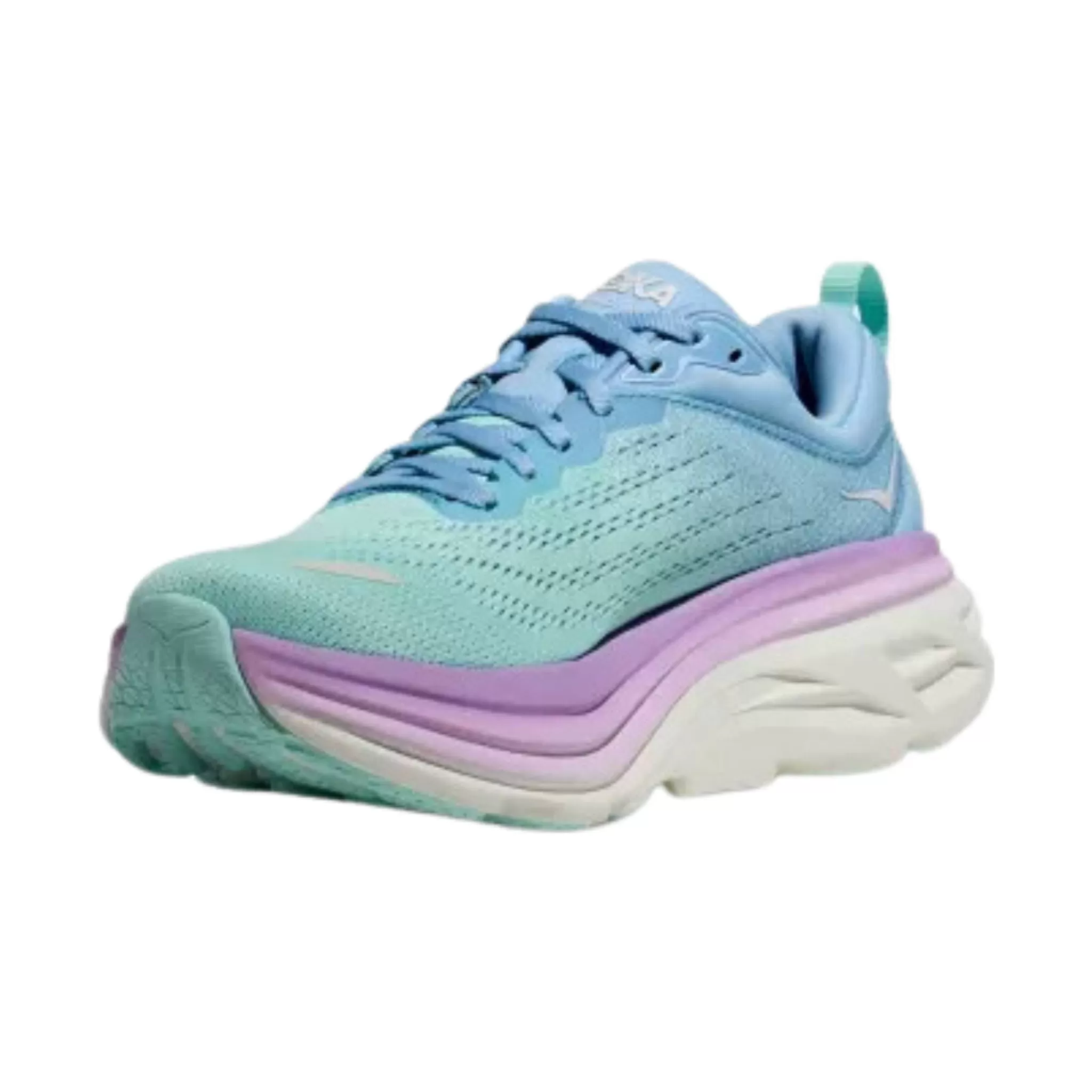 HOKA Women's Bondi 8 - Airy Blue/Sunlit Ocean