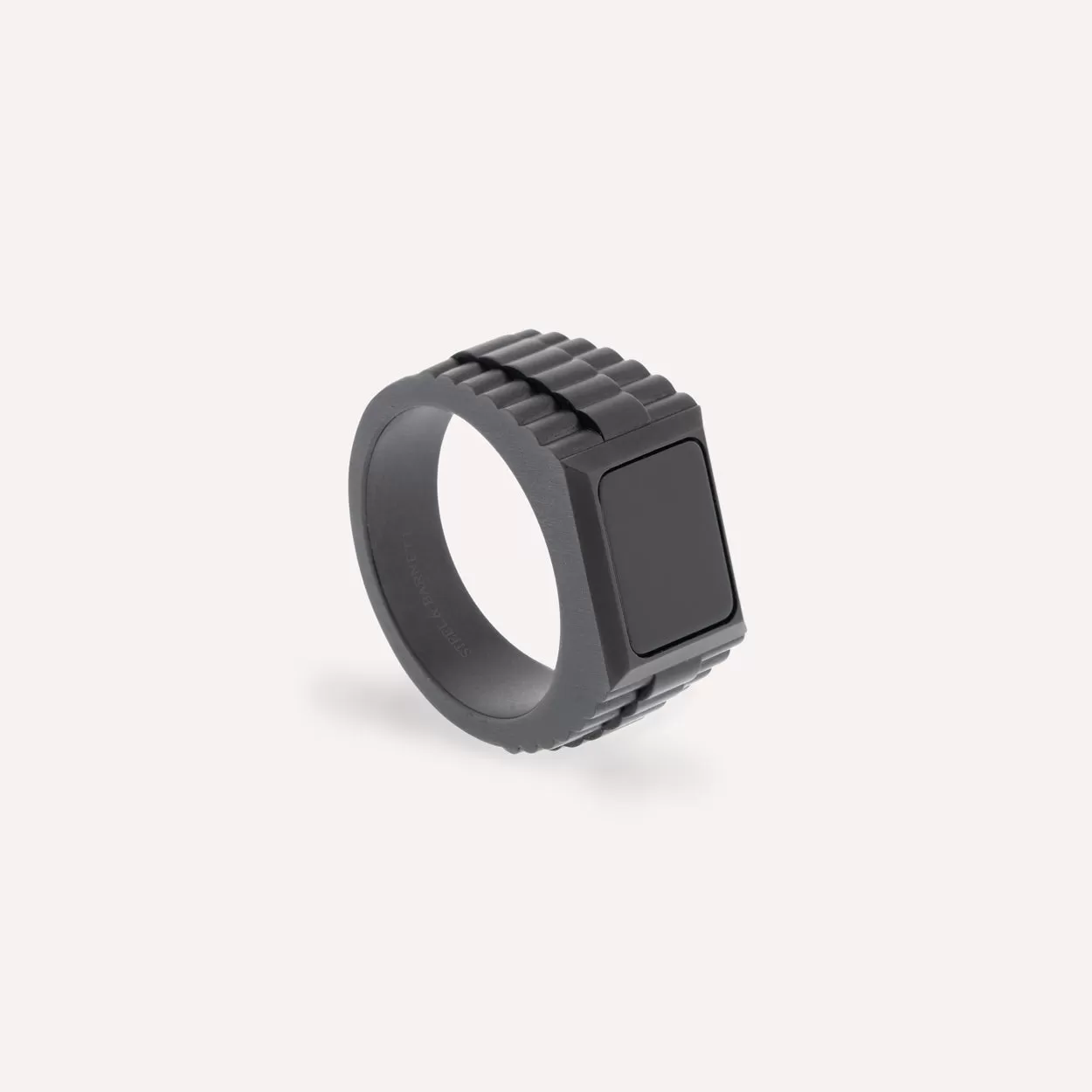 Hudson Gemstone Ring Black/Black Onyx