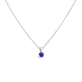 Irisa by Martin Binder Tiny Blue Sapphire Birthstone Charm Pendant