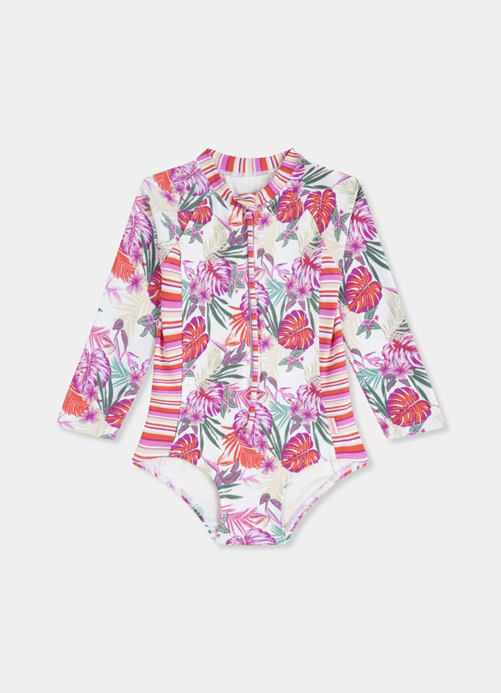 Island In The Sun Spliced Paddlesuit - Tropical