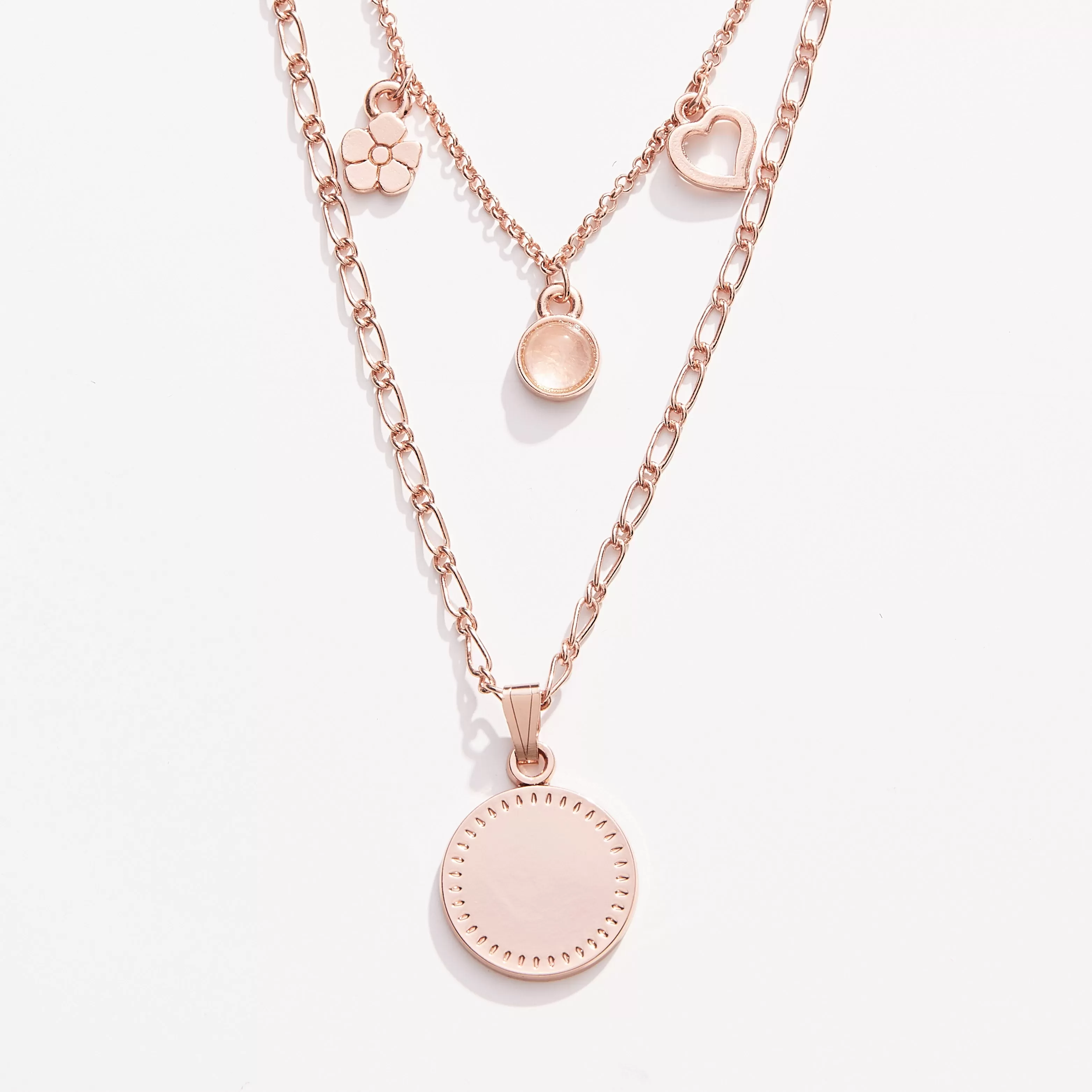 Joy   Love Multi-Charm Layered Necklace