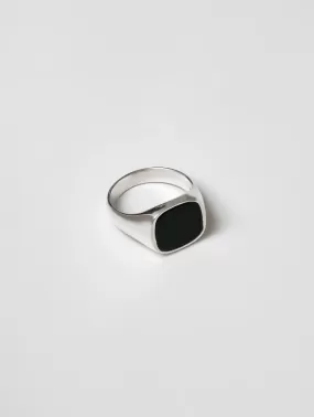 Jules Ring in Onyx and Sterling Silver