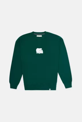 Kutup Aylar Super Soft Sweatshirt - Koyu Yeil