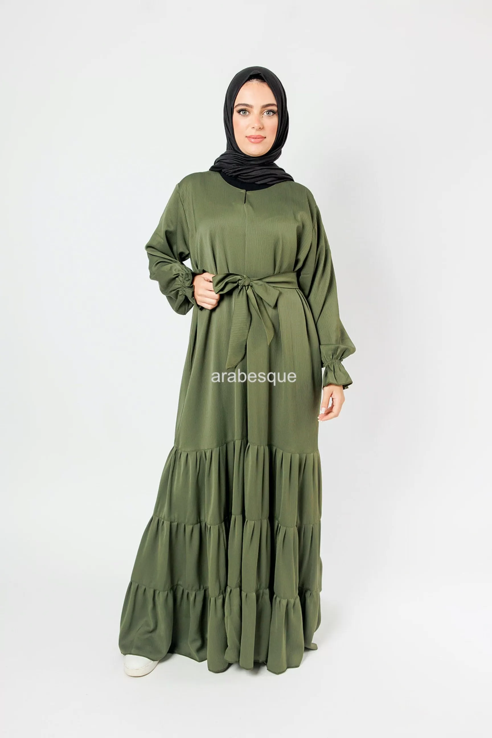 Labeeqa Textured Abaya (6 Colours)