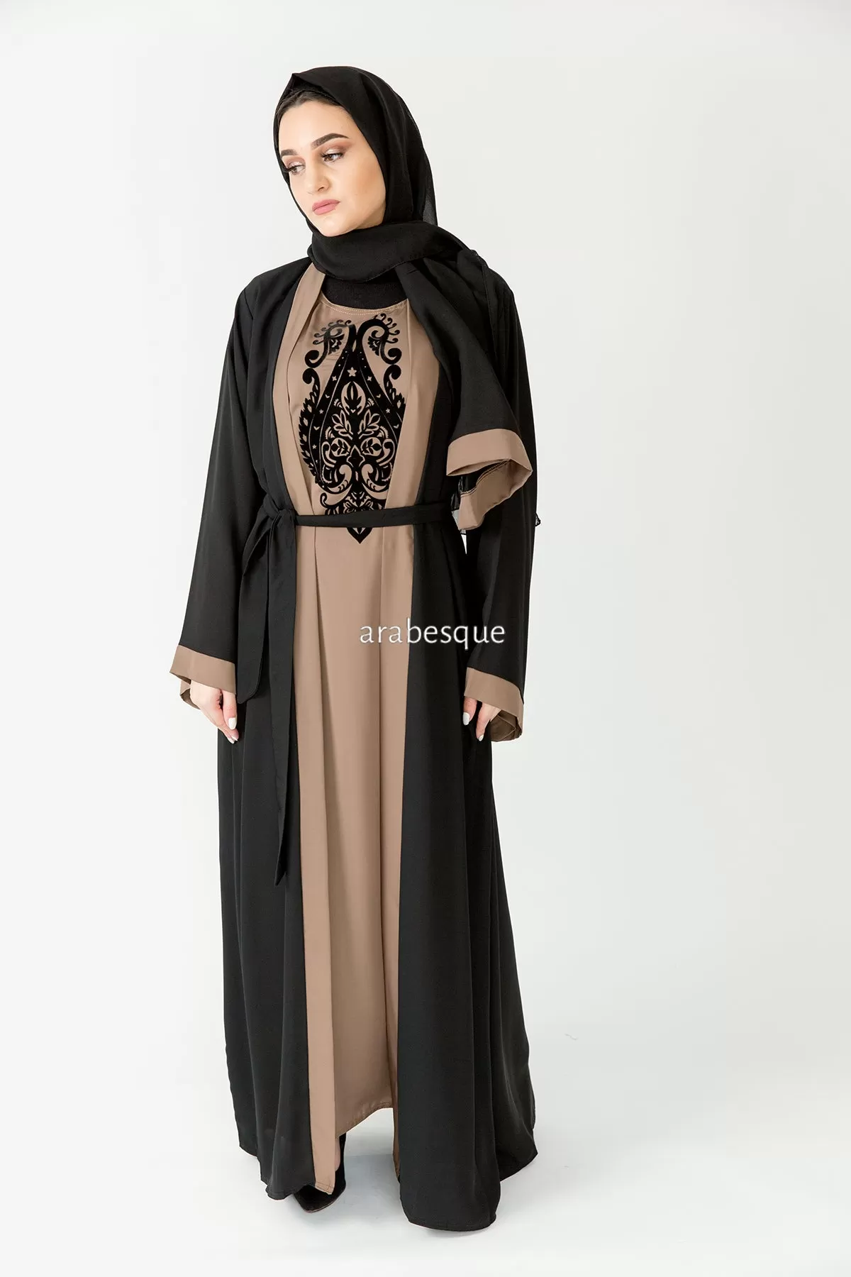 Layan Brown Abaya