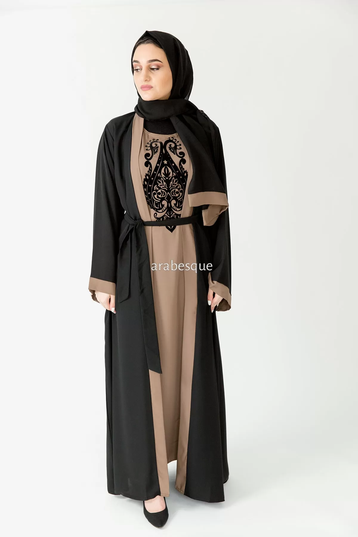 Layan Brown Abaya