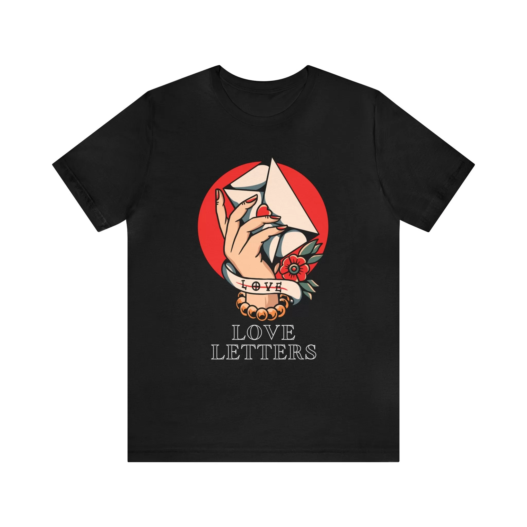 Love Letters Tattoo T-shirt / Traditional Tattoo Tee Shirt / Punk Rock Clothing Tshirt Rockabilly Psychobilly Freak Goth