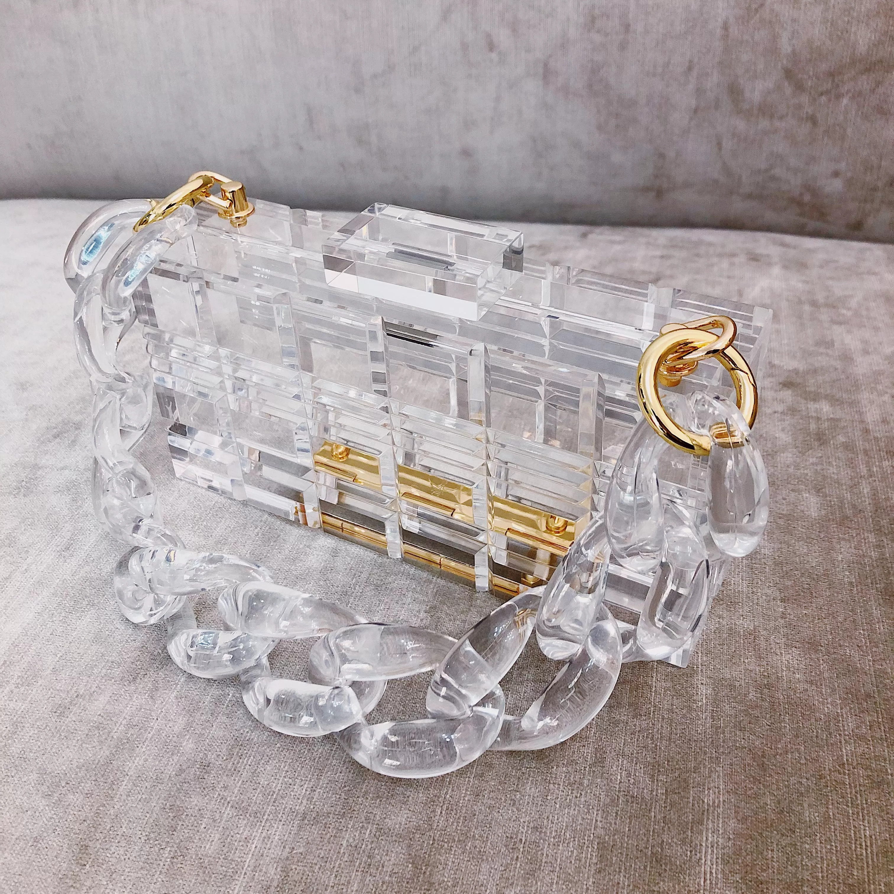 Lucite Grace with Chain