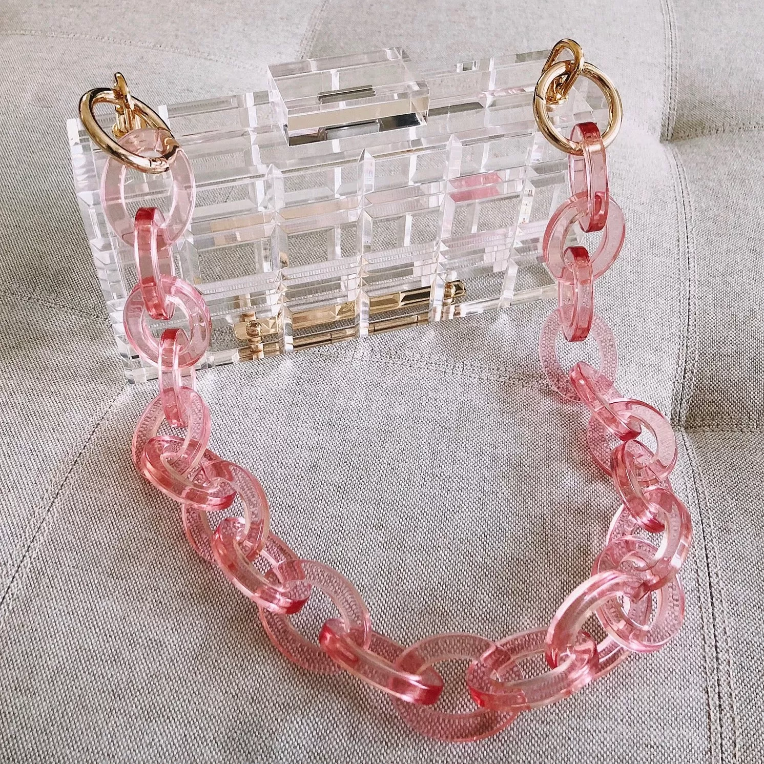 Lucite Grace with Chain