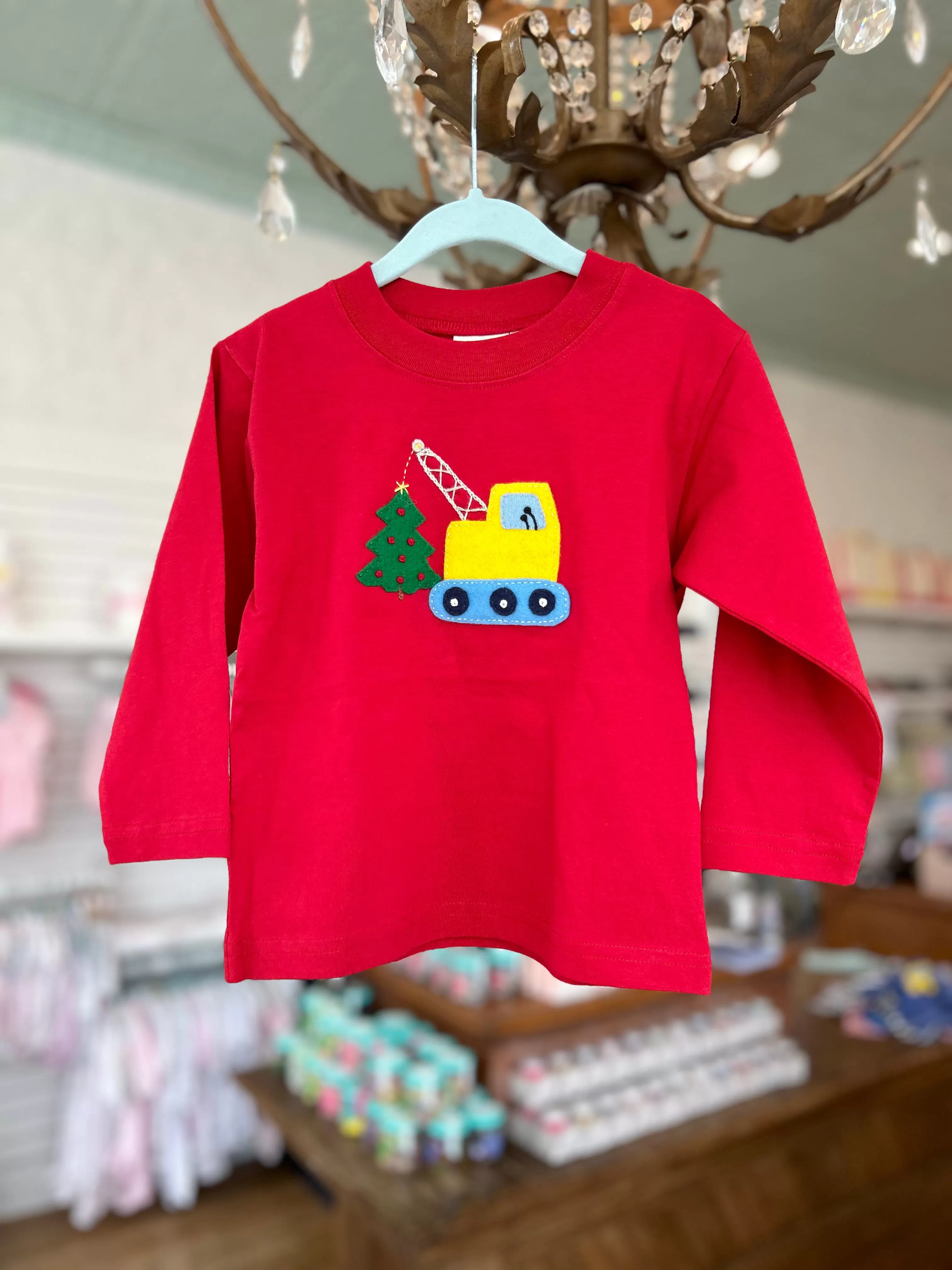 Luigi - Long Sleeve Tee - Christmas Crane