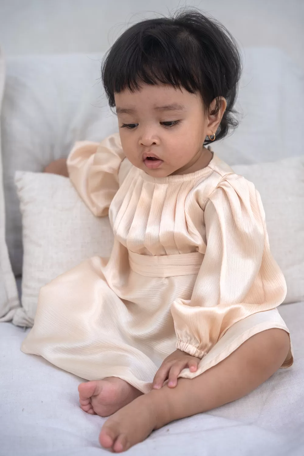 Luminous Grace Baby Dress