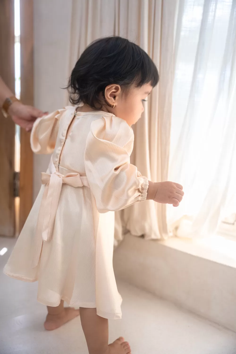 Luminous Grace Baby Dress