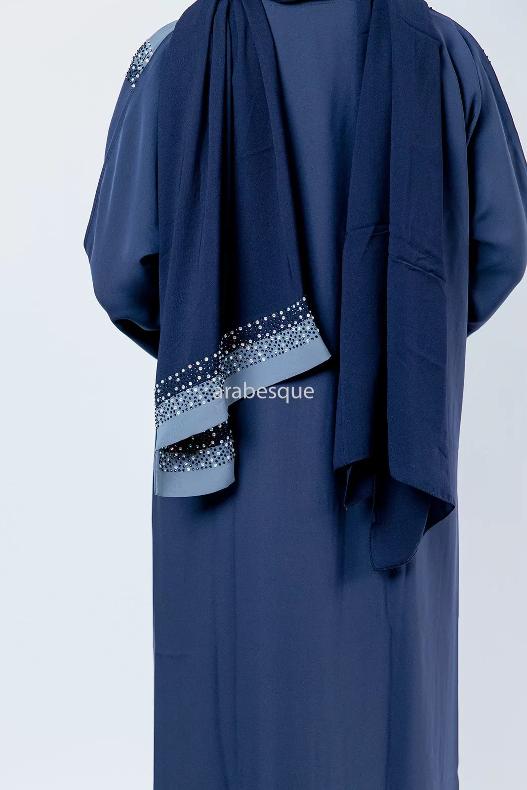 Luxury Diamante Closed  Abaya