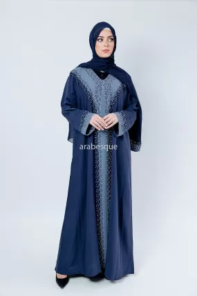 Luxury Diamante Closed  Abaya