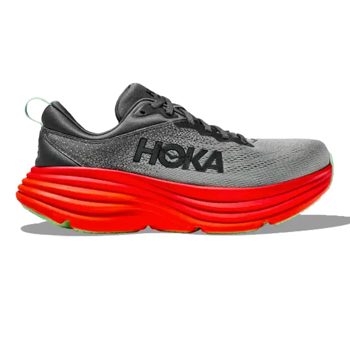 Mens Hoka Bondi 8 - Castlerock / Flame