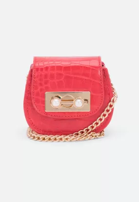 Mini Flap Textured Sling Bag