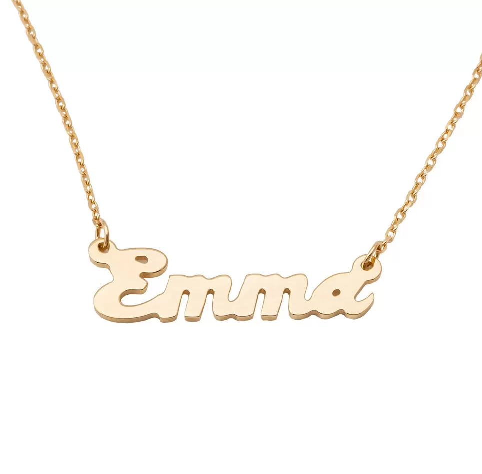 Mini Script Name Necklace