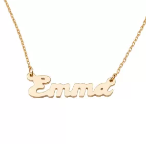 Mini Script Name Necklace