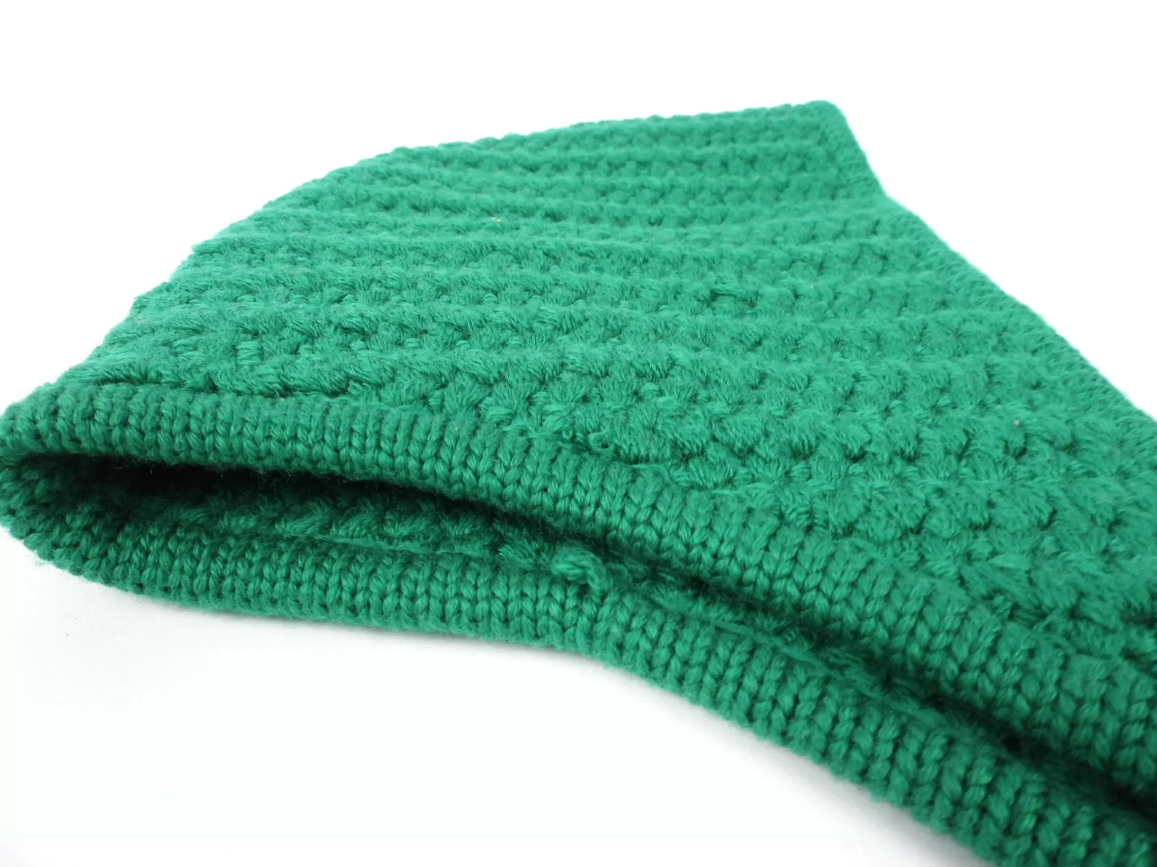 Miu Miu Green Knit Balaklava Hat - S/M