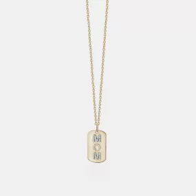 Mom Dog Tag Necklace