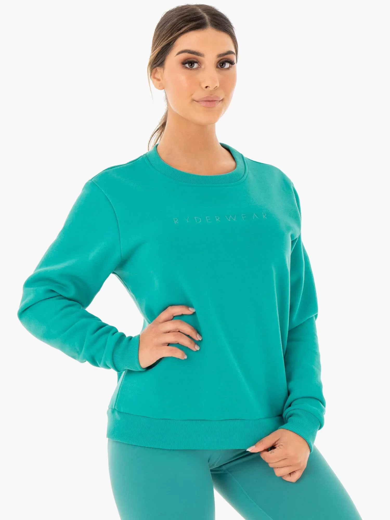 Motion Oversized Sweater - Teal