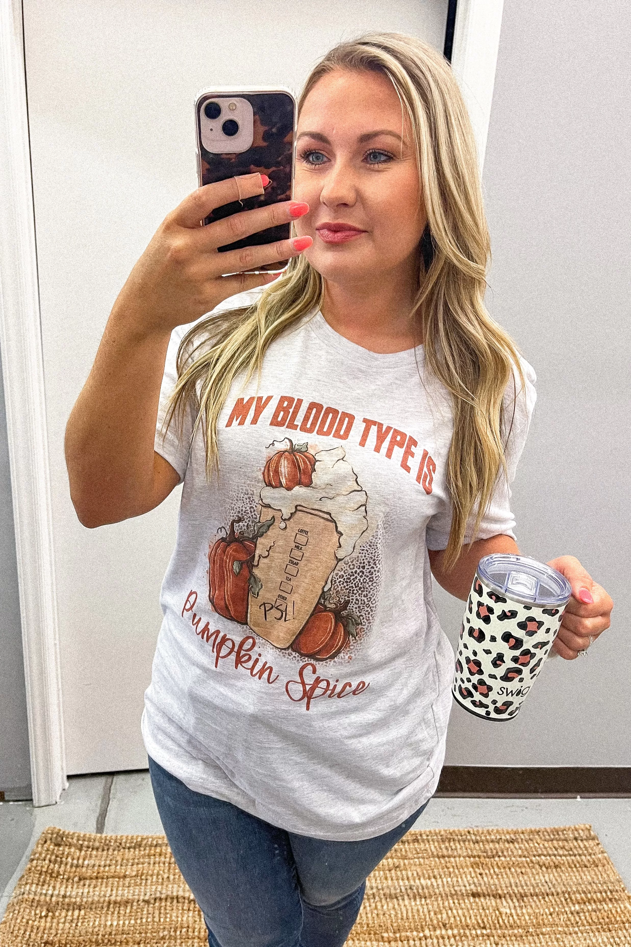 My Blood Type Is Pumpkin Spice Graphic Tee