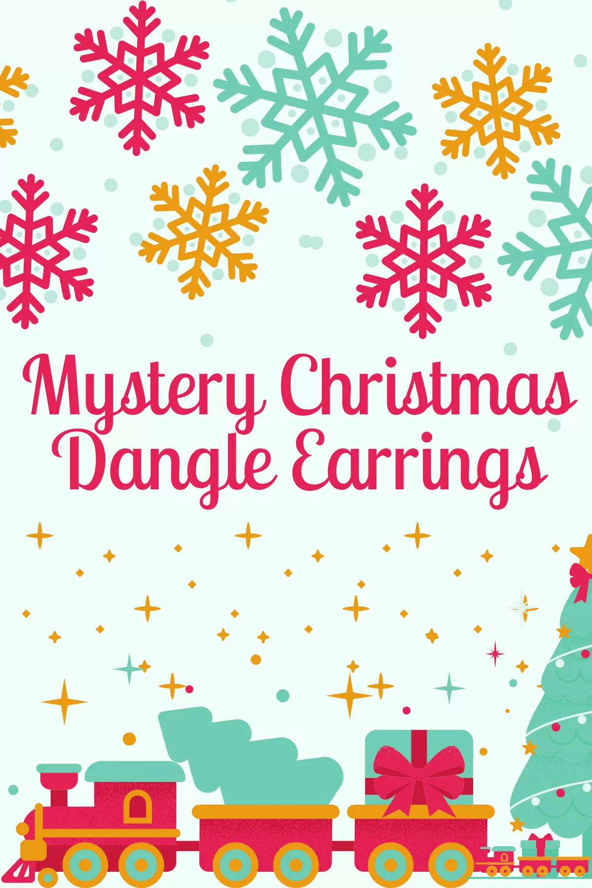 Mystery Christmas Dangle Earrings