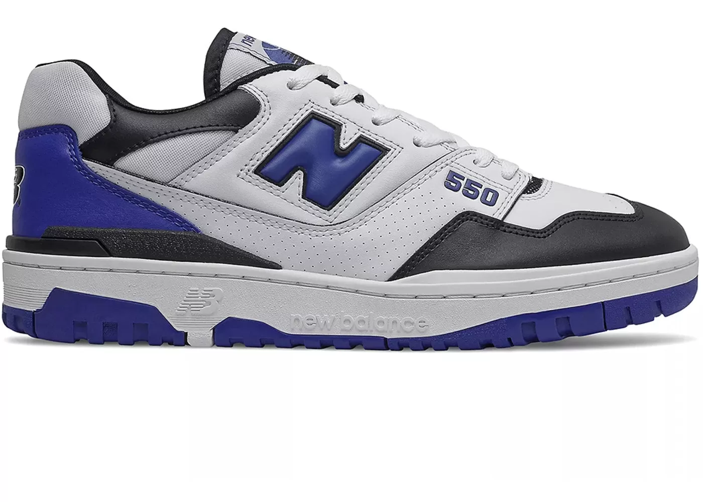 New Balance 550 White Royal Black