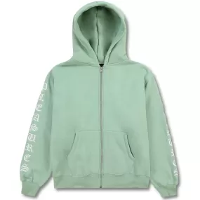 OE ZIP UP HOODIE (Matcha)