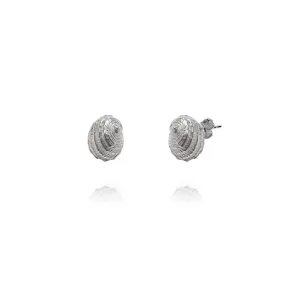 Olivia Silver Earring Sea Snail