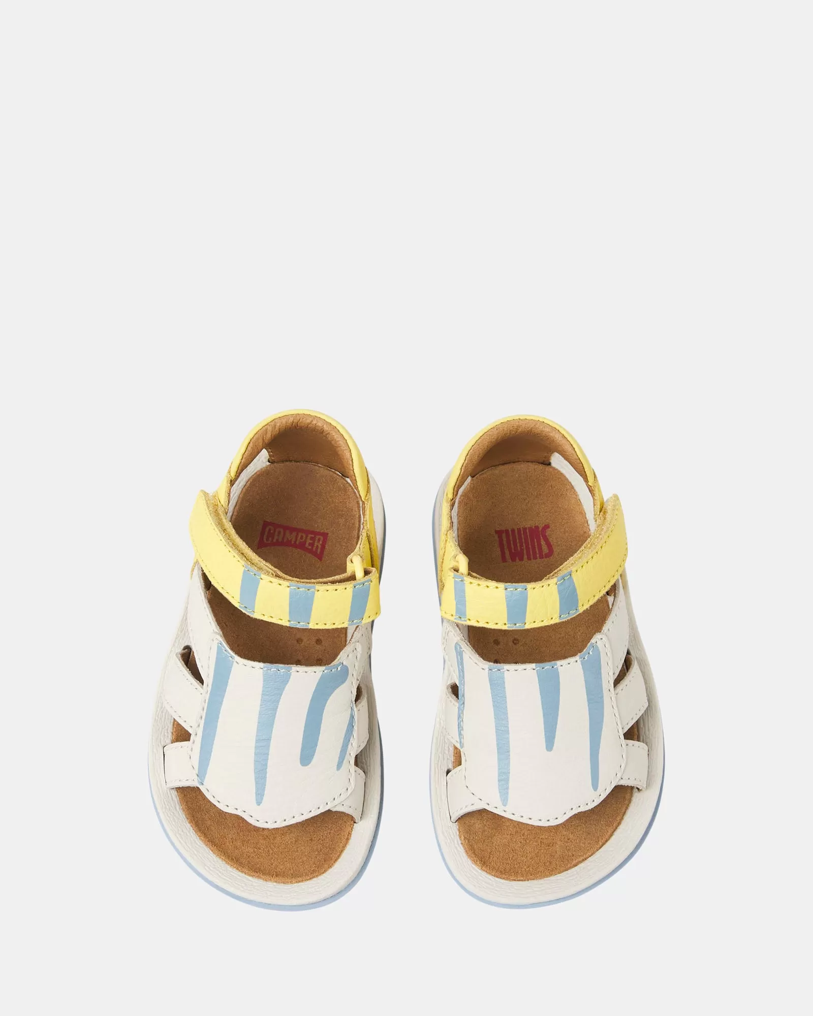 Oruga Sandal Jungle Infant White Multi