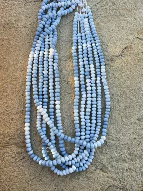 Owyhee Blue Opal (Oregon) 5mm Rondell Shaped Beads (16 inch strand)