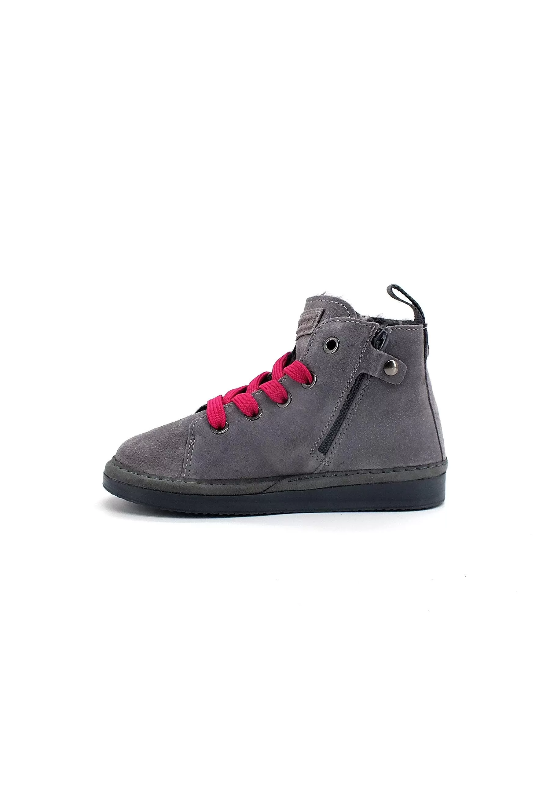 PAN CHIC Ankle Boot Sneaker Pelo Bimbo Grey Fuchsia P01K1400200006