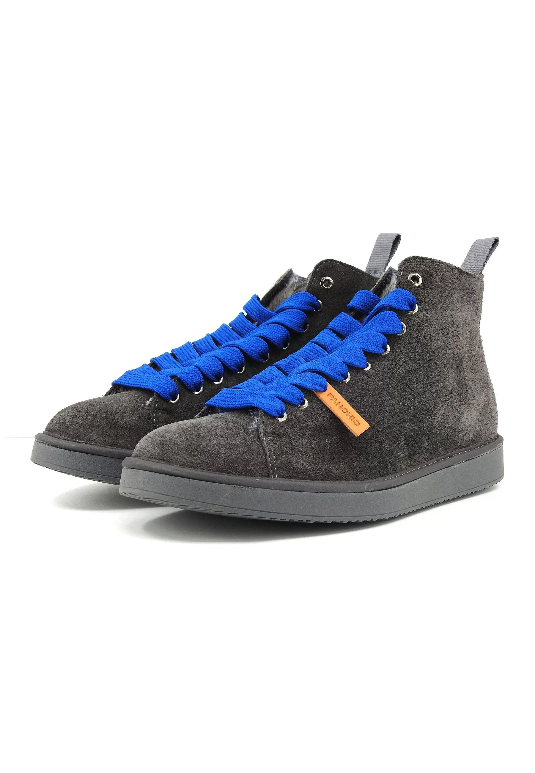 PAN CHIC Stivaletto Pelo Uomo Anthracite Elctric Blue P01M007-00332001